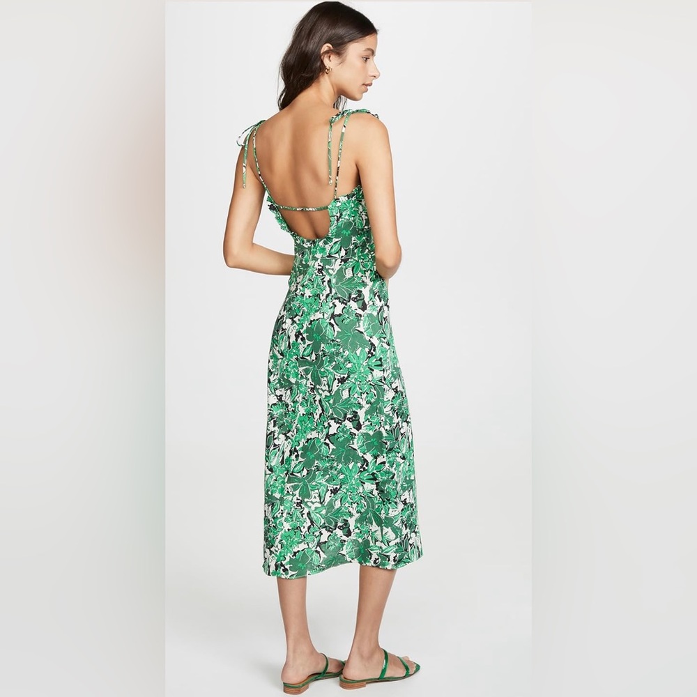 Free people low back green dress size 12